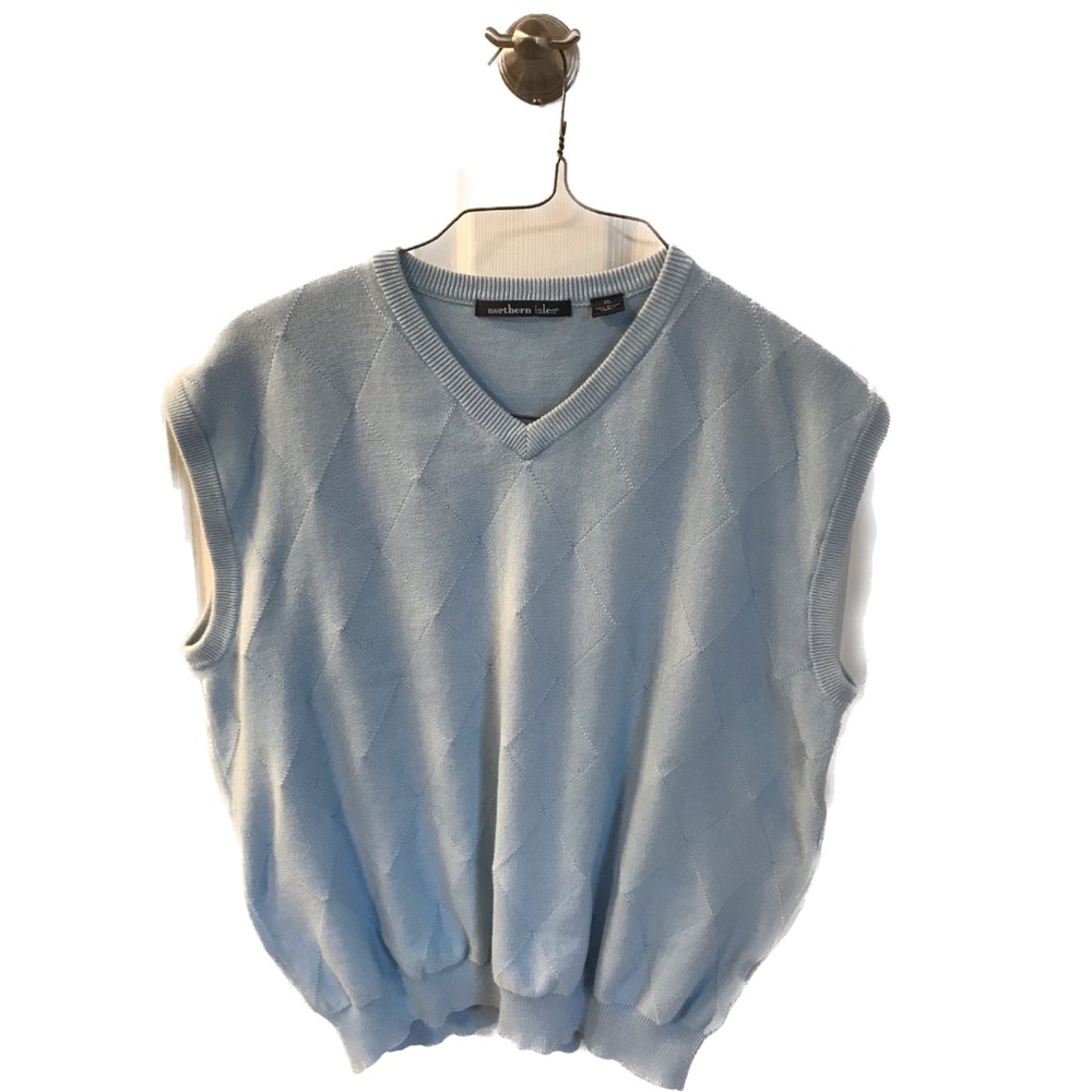 Northern Isles vest, light blue, XXL